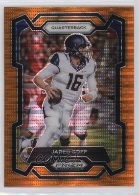 2024 Panini Prizm Draft Picks Orange Pulsar Prizm 8/49 Jared Goff #71 5b1