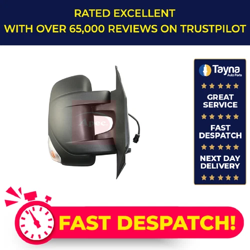 Door / Wing Mirror fits RENAULT MASTER Mk3 2.3D Right 2010 on O/S Driver Side