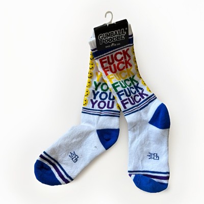 Socks by Gumball Poodle F OFF  Crew Novelty Socks