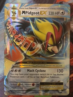 M Pidgeot EX Ultra Rare XY - Evolutions 65/108 NM