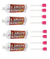 Dental VPS Impression Material – Fast Set Light Body (4 Cartridges, 8 Tips)