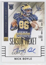 2015 Panini Contenders Draft Picks Auto Nick Boyle #228 Auto 0f8