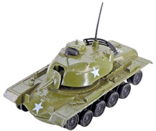 Zylmex T412 Patton Tank veicolo corazzato militare giocattolo d'epoca