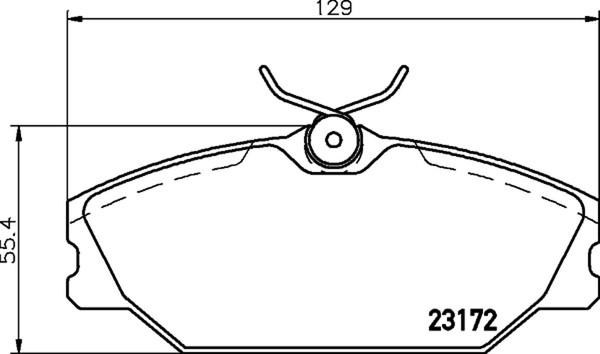 Hella Pagid Bremsbelagsatz Scheibenbremse 8DB 355 019-391 FüR Safrane Megane 1 2-image
