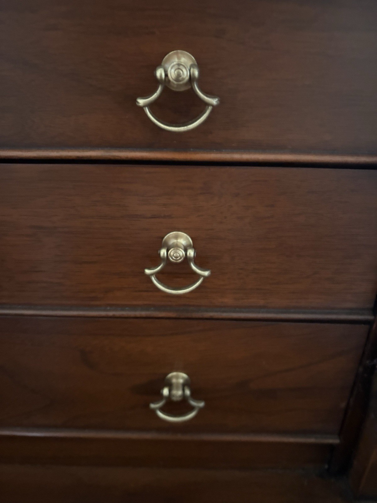 Virginia Galleries Henkel Harris Silver Chest On Stand Solid American Black Waln