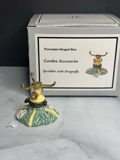 GARDENING CLUB PHB Trinket Box SPRINKLER Dragonfly Midwest Cannon Falls MIB