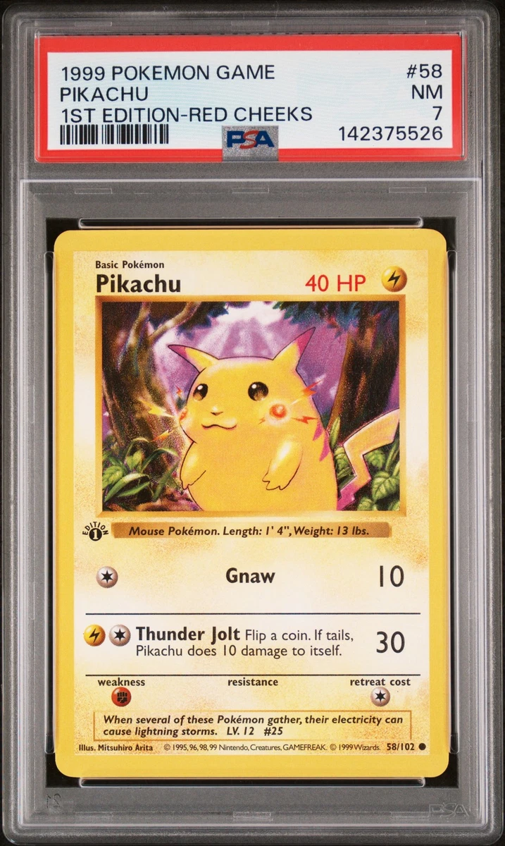 Pikachu Pokémon TCG Professional Sports Authenticator (PSA) Grade