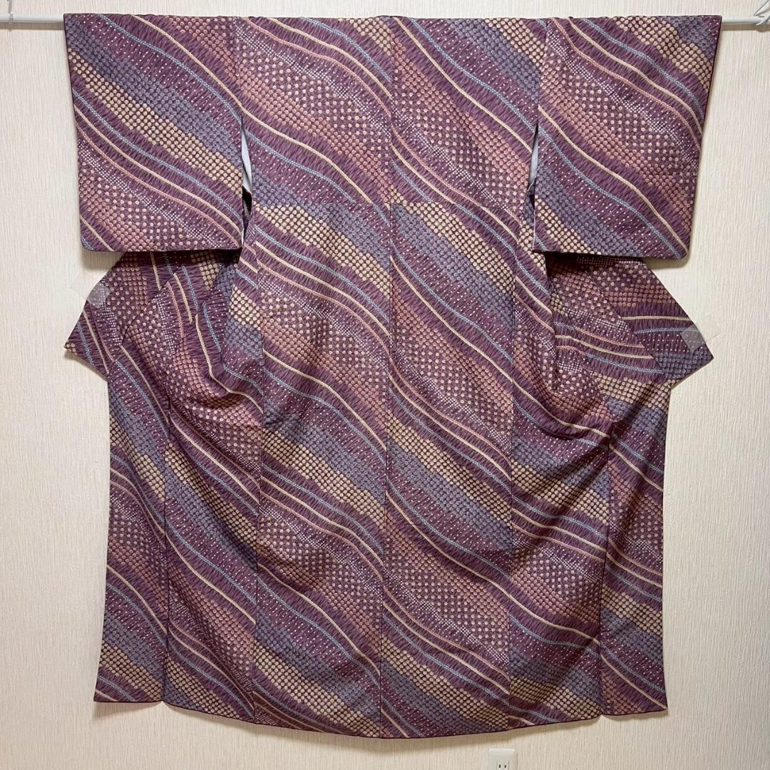 Kimono Washable Polyester Small Pattern 163cm Len… - image 7