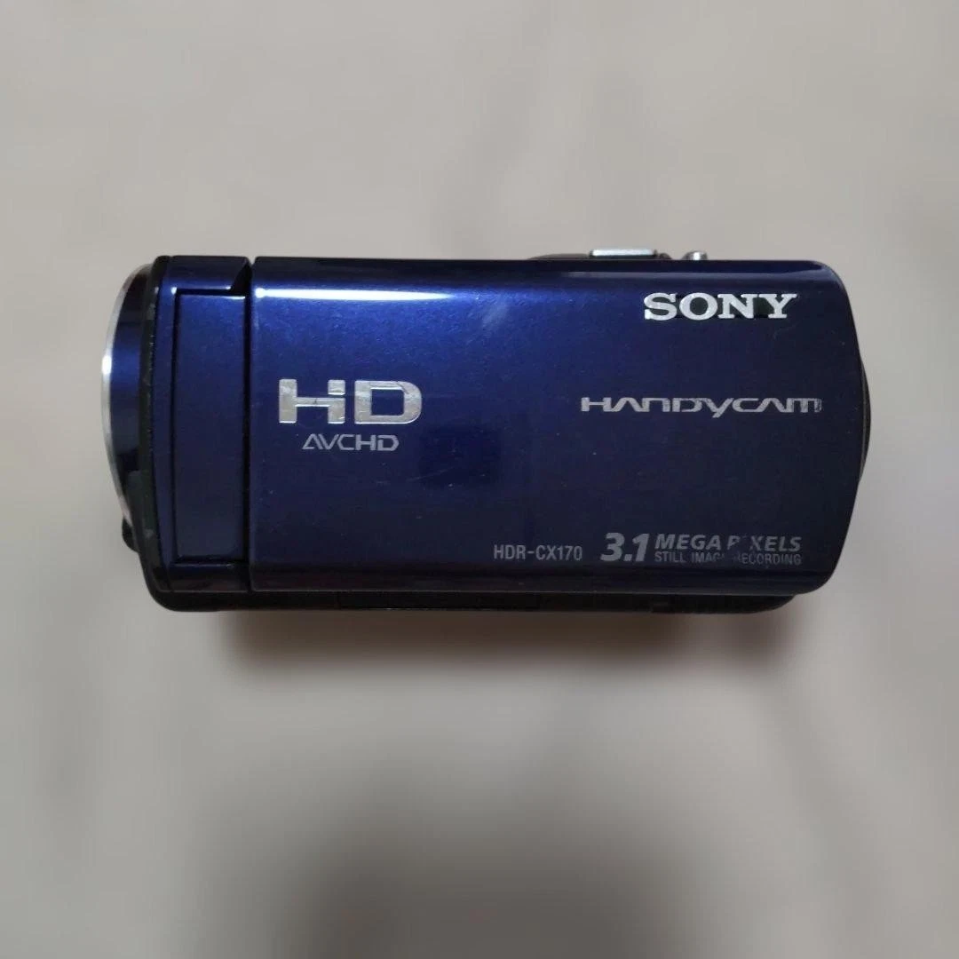 SONY HANDYCAM HDR-CX170 (良品） Sony HDR-CX170 Handycam 25x Zoom Camcorder HD Video Camera Blue