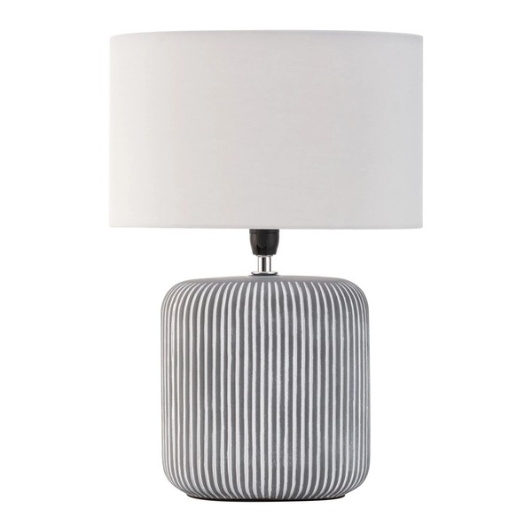 Paulmann Pauleen Tischleuchte Pure Shine E14 Max. 20W Hellgrau, Grau, Weiß-image