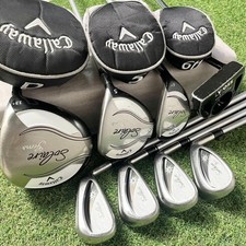 Ladies Callaway Solaire Club Set 1W 5W 6H 7i 9i Pw Sw PT 8pc RH Women Graphite