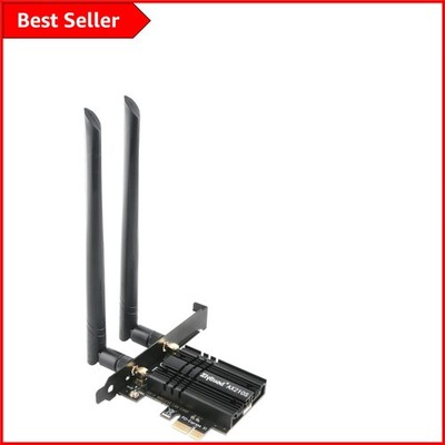 WiFi Karte 5400Mbps PCIe mit Bluetooth 5.3 - Intel AX210 für Highspeed Internet
