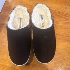 Minnetonka Tahoe Clog 40133 Women's Black Multicolor Slippers Size 6 M