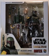 Mafex No. 201 Boba Fett Recovered Armor  Star Wars  The Mandalorian  Sealed
