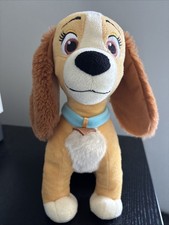 DISNEY Lady and the Tramp Plush 10" Lady Dog Stuffed Animal Plush