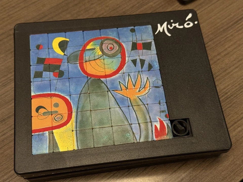 Rompecabezas de diapositivas artísticas Pussycat x7 MC Escher, Miró, Kadinsky, Magritte; hecho en Alemania Foto 4 de 4