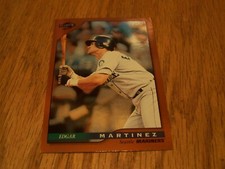 EDGAR MARTINEZ  1996   SCORE DUGOUT COLLECTION  BASEBALL CARD # 77