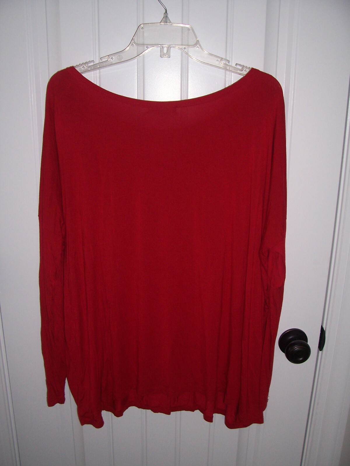 Ladies Red Tunic Top - Size Large - PIKO Brand - Excellent Condition | eBay