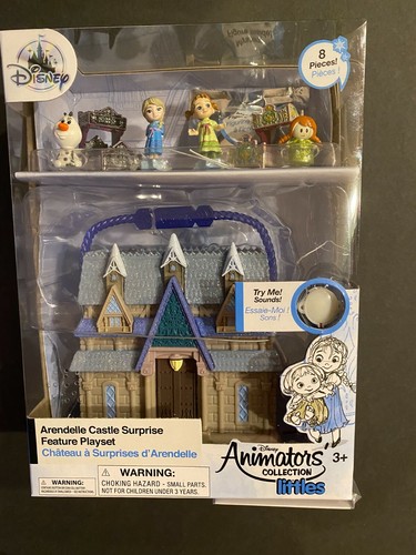 Disney Animators’ Collection Little's Anna & Elsa Frozen Mini Doll Play Set New - Picture 9 of 10