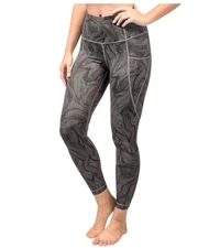 NEW Active Life Women's Printed Pocket Tight Black Marble Medium $89 Retail