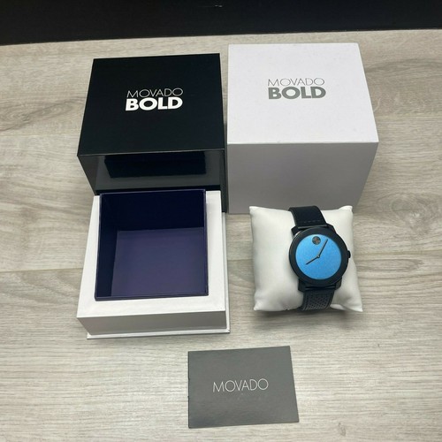 MOVADO BOLD TR90 BLUE DIAL MEN'S 42MM 