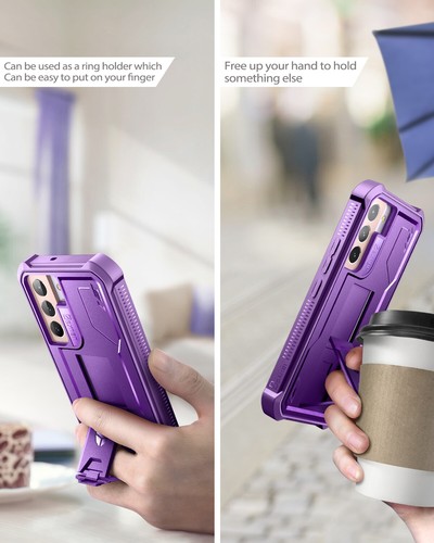 Funda Dexnor para Samsung Galaxy S22 5G Resistente Cubierta Resistente Soporte Incorporado - Imagen 27 de 64
