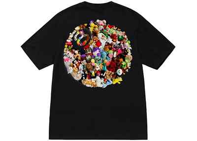 Stussy Plush Tee Black SS23 Men's Sizes Brand New | eBay