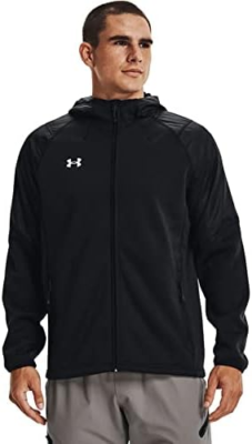 Under Armour Men's Full Zip Water-Resistant Swacket Team Jacket