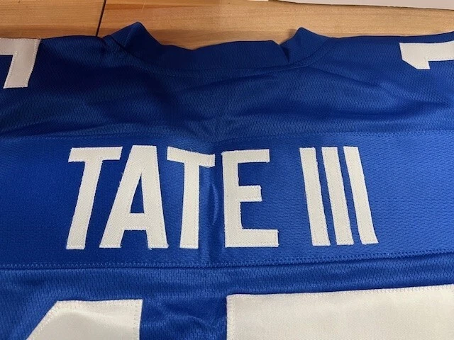 Golden Tate II #15 Custom Sewn Autographed New York Giants Jersey JSA - Image 3 of 4