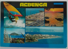 Vintage Postcard Albenga Windsuf Sunset Panorama Views 10x15cm Traveled