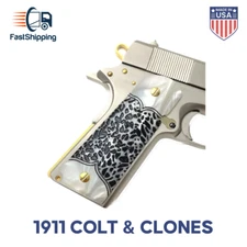 1911 Clones CUSTOM GUN GRIPS Pearl & Pattern