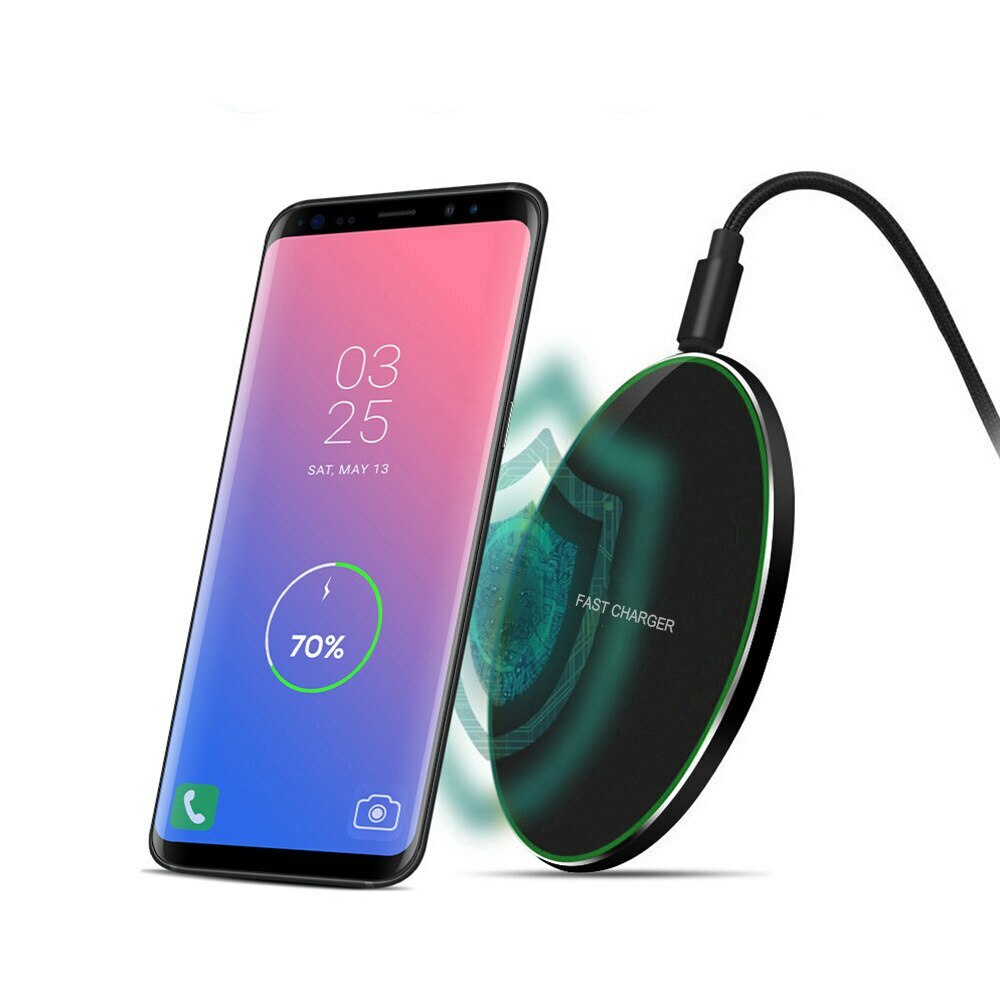 Wireless Charger FAST Charging Pad For iPhone 11 Pro XS XR Plus Samsung  S10 S9