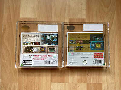 The Legend Of Zelda Ocarina Of Time 3D UKG 95+ MINT GOLD PAIR 3DS VGA WATA