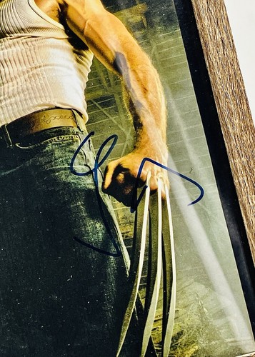 Hugh Jackman Signed 8x11 Photo Blue Auto X-Men Wolverine ~ Celebrity Autographs! - Picture 3 of 3