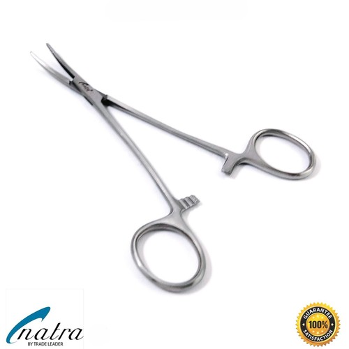 2 Artery Hemostat Mosquito Pean Forceps curved / straight 13 cm vessel surgical - Picture 12 of 12