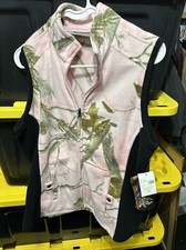 Real Tree Women’s Vest Full Zip Pink Northcrest Nwt Sz M 43.99
