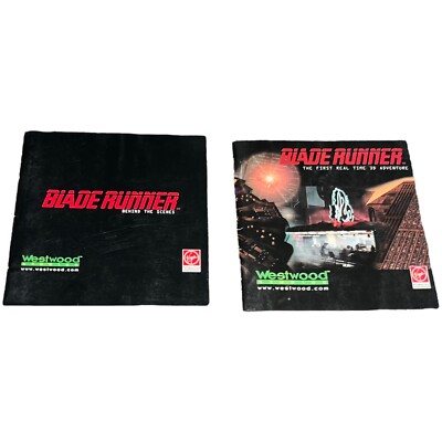 Blade Runner (PC, 1997) Big Box Westwood Multi-Disc Set. For Hong