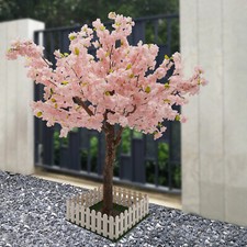 Artificial Cherry Blossom Trees Light Pink Fake Sakura Flower Pink Sakura Tree