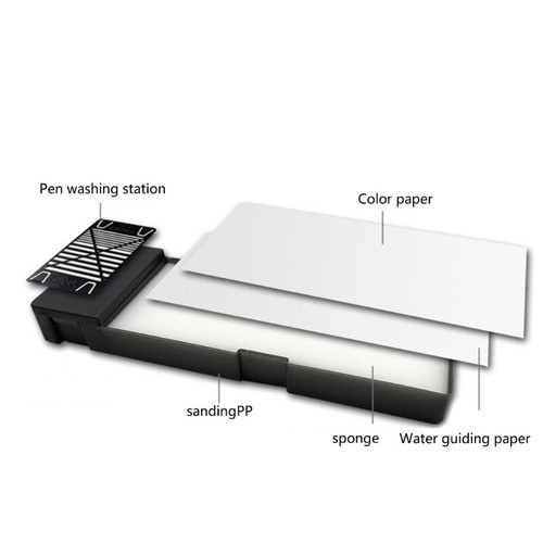 Stay Wet Palette Pen Wash Stand Pigment Mixing Tray Paint Modeling Tool - Picture 5 of 8