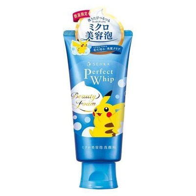 Senka Perfect Whip Cleaning Foam(Pokemon Pikachu) 120g JAPAN LIMITED