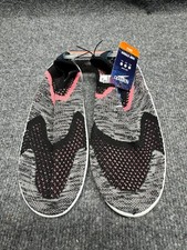 Girls SPEEDO Surf Strider Water Shoes Size M 2-3 Heather Gray/Pink