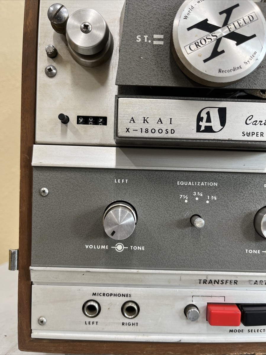 Akai Cross-Field X-1800SD A Cartridge Super Deluxe, Tape Recorder
