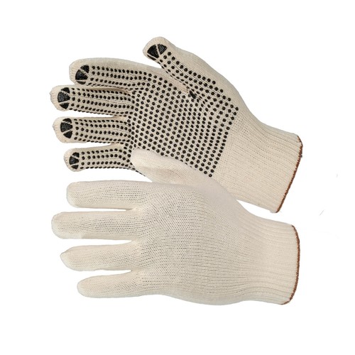 2 Pairs Cotton Work Gloves-Breathable Safety Gloves for Gardening Assembly DIY - Picture 10 of 12