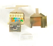 SCTP Category 5e Shielded RJ-45 Keystone Conn ICC IC1078S500