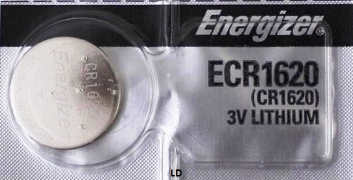 Lot De 10 Piles Bouton Energizer CR1620 - Lithium 3V - Expiration 2029 - Neuf