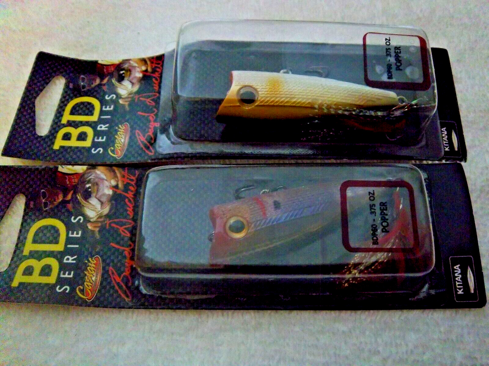 (LOT OF 2)-BOYD Duckett BDP-60 Poppers 2-3/8” & 3/8 oz in 2 GREAT-Colors - Image 3