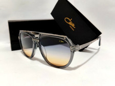 Cazal Sunglasses Gray Crystal Frame Smoked Tinted Lens Men's Women's Eyewear
