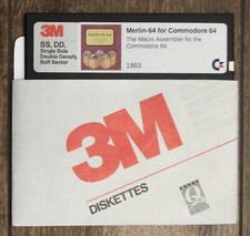 Merlin 64 Macro Assembler for the Commodore 64 - 5.25 Floppy Disk
