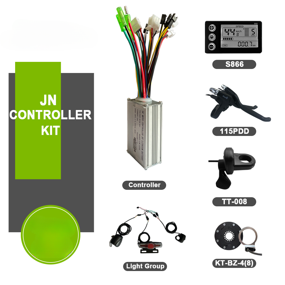 Kit Controller Per Bici Elettrica 35A 36V/48V | Display LCD M5, Acceleratore, Per Motore 1500W - 4