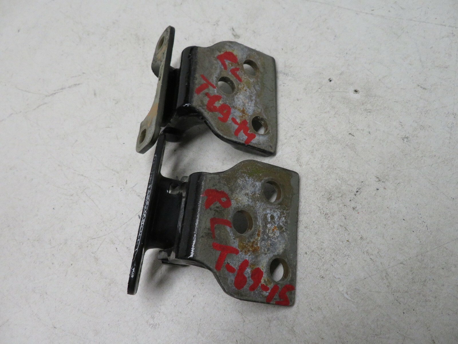 1999-2004 BENTLEY ARNAGE 6.75L REAR LEFT DRIVER SIDE DOOR HINGE SUPPORT SET OEM